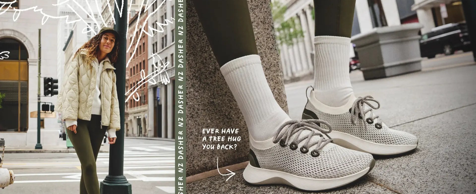 Allbirds campaign imagery